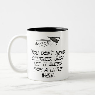 Sie benötigen nicht Stiche Zweifarbige Tasse