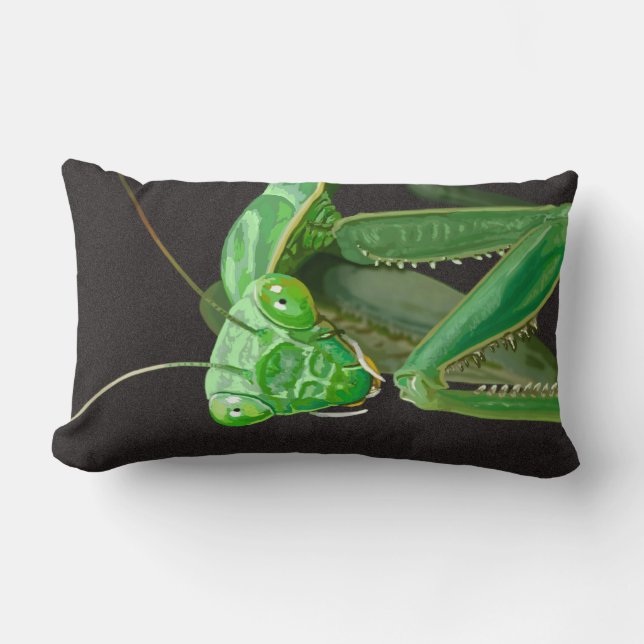 Sie beobachten - Grüne Version Lendenkissen (Vorderseite)