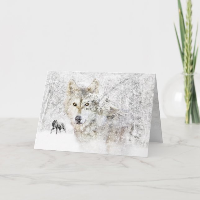 "Sie beobachten" - Grußkarte Karte (Vorderseite)