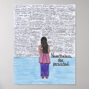 Sie bestand (Lesbe) 8.5x11 fort Poster