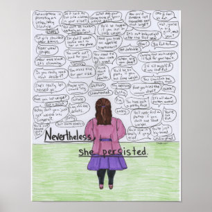 Sie bestand (Plus-Size) 11x14 fort Poster