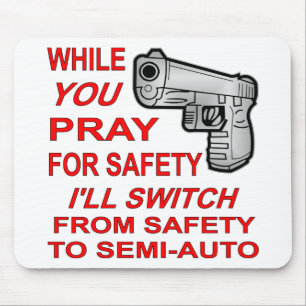 Sie beten zur Sicherheit, die ich zum Halb-Auto Mousepad