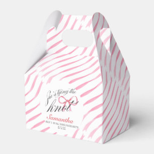 Sie bindet das Brautparty des Knot-Bow-Coquette Geschenkschachtel
