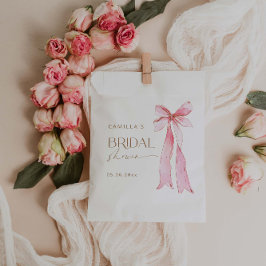 Sie bindet das Brautparty des Knot-Pink-Bows Geschenktütchen