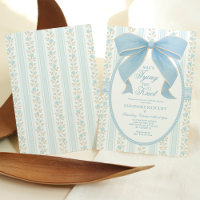 Sie bindet das Brautparty des Knot Powder Blue Bow