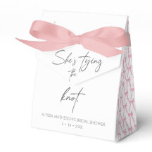 Sie bindet das Brautparty des Knotens Chic Ribbon 