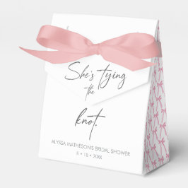 Sie bindet das Brautparty des Knotens Chic Ribbon Geschenkschachtel