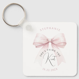 Sie bindet das Brautparty des Knotens Schlüsselanhänger