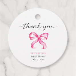 Sie bindet das Knot-Brautparty-Custom Geschenkanhänger