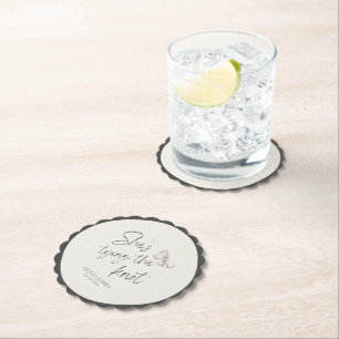 Sie bindet das Knoten-Brautparty Untersetzer