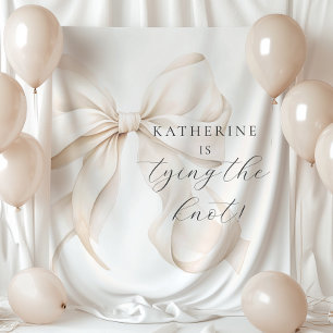 Sie bindet die Knot-Brautparty-Kulisse Wandteppich