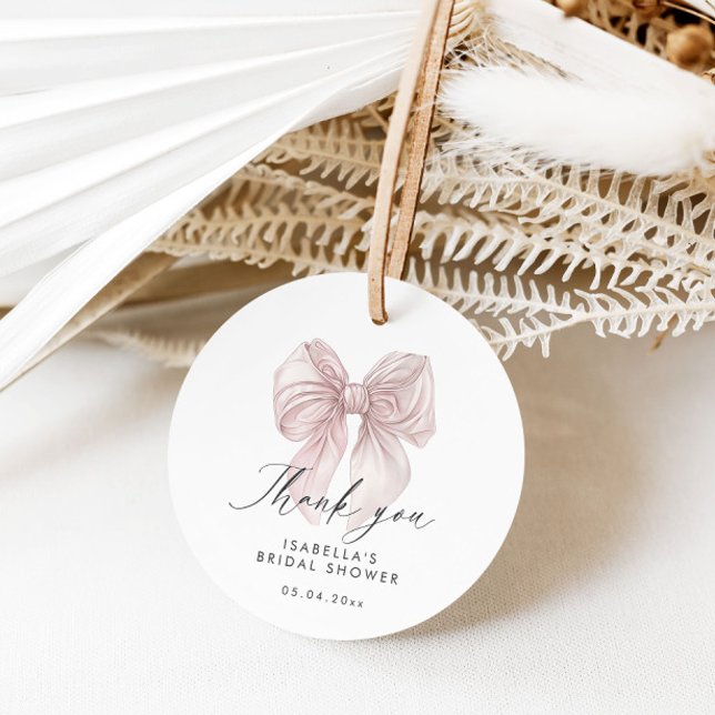 Sie bindet die Liebesmarken des Knotens Brautparty Geschenkanhänger (Von Creator hochgeladen)