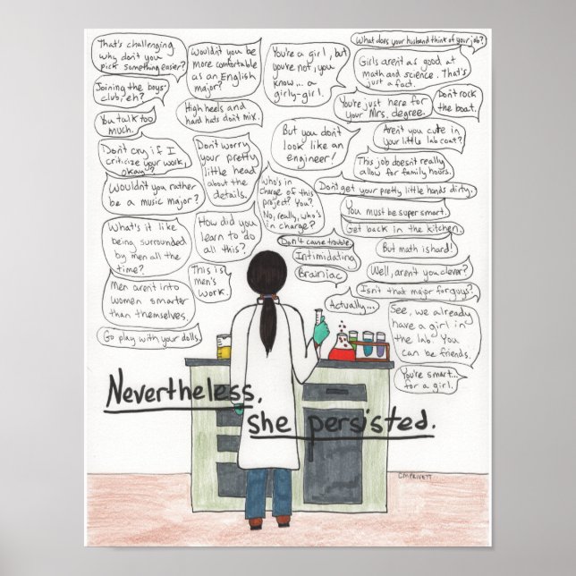 Sie blieb bestehen (STEM), 11x14 Poster (Vorne)