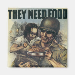 Sie brauchen Essen ~ Pflanze Mehr Bohnen Magnet