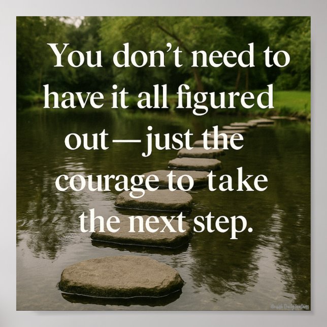 Sie brauchen nicht alles erfassen zu lassen poster (Vorne)