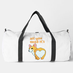 Sie brauchen nur ein Haustier/Herz Duffle Bag