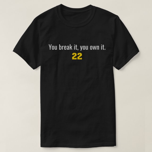 Sie brechen es Ihnen selbst - Clark 22 iowa Front  T-Shirt (Design vorne)