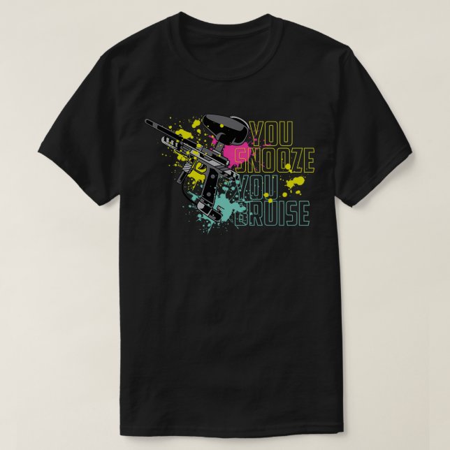 Sie Bruise Paintball Player Geschenk T-Shirt (Design vorne)