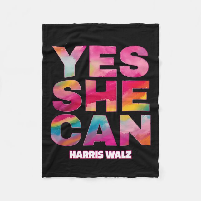 Sie Can Harris Wheimer 2024 Fleecedecke (Vorderseite)
