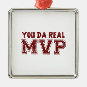 Sie DA wirklicher MVP Silbernes Ornament