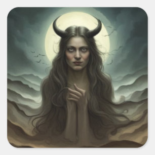 sie dämonische Aufkleber