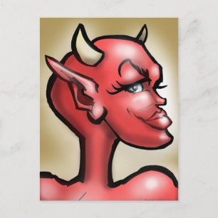 Sie Devil Postkarte