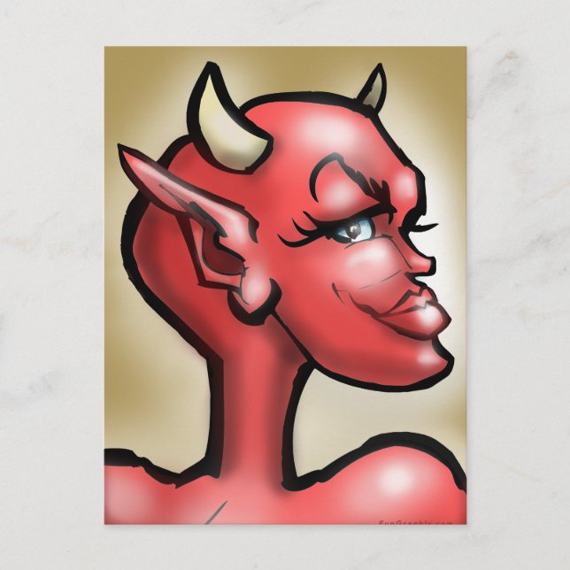 Sie Devil Postkarte (Vorderseite)