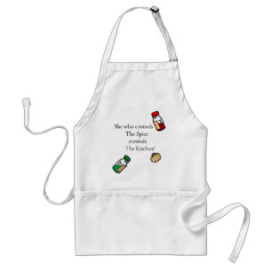 Sie die Kontrollen die Gewürz-Schürze Schürze
