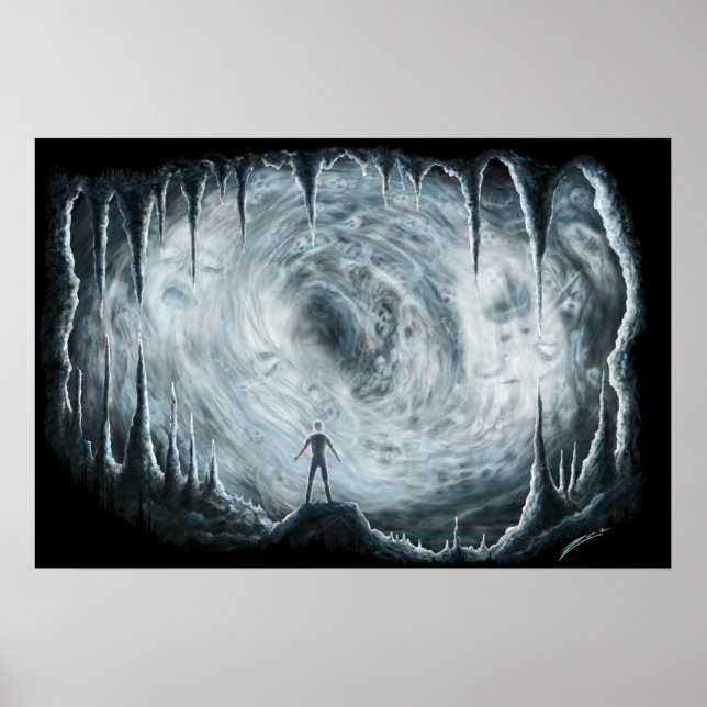 Sie, die nicht drucken darf (anpassbare Größe) Poster (Vorne)