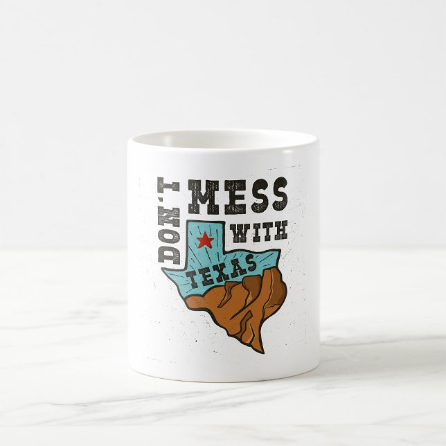 Sie dürfen sich nicht mit Texas abgeben Kaffeetasse (Von Creator hochgeladen)