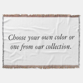 Sie entwerfen - Werftblanket - HambyWhiteGlove Decke