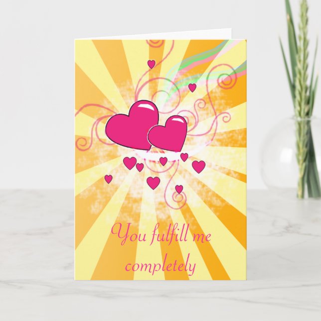Sie erfüllen mich…. karte (Vorderseite)