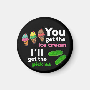 Sie erhalten die Eiscreme, ich erhalten die Magnet