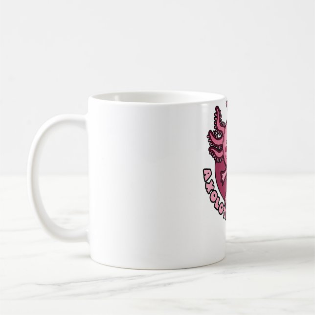 Sie erhalten Fragen Salamander Niedlich Aolotl Kaffeetasse (Links)