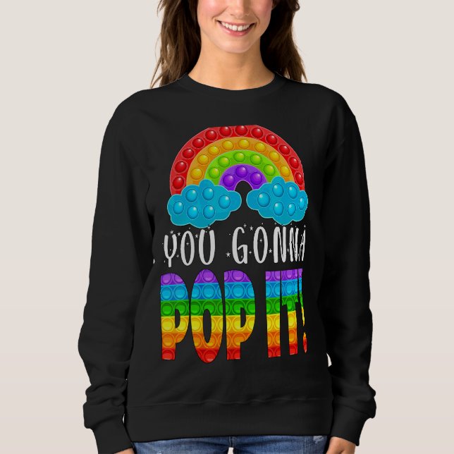 Sie erhalten Pop IT Lehrer Testtag Sweatshirt (Vorderseite)