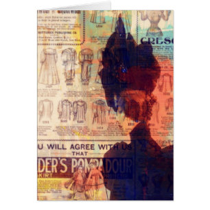 Sie erinnert sich Vintage Frauen-an Retro