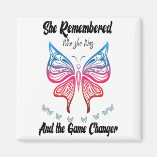 Sie erinnerte sich, wer sie war, und das Spiel ver Magnet