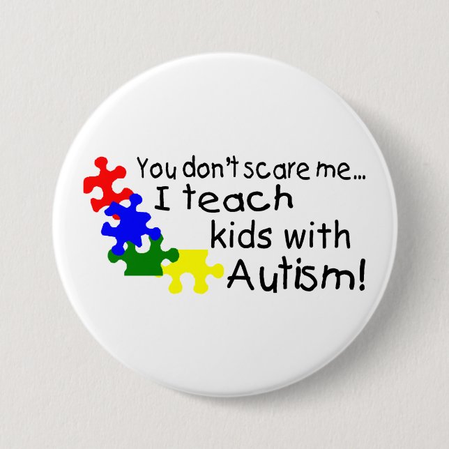 Sie erschrecken mich nicht, den ich Kinder mit Button (Vorderseite)