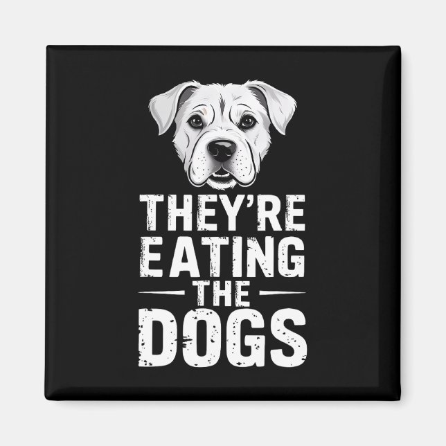 Sie essen die Hunde Funny Trump Debate Electio Magnet (Vorne)