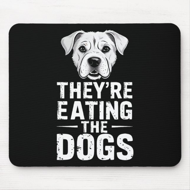 Sie essen die Hunde Funny Trump Debate Electio Mousepad (Vorne)