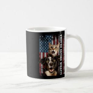 Sie essen die Hunde Katzen Haustiere Rettete unser Kaffeetasse