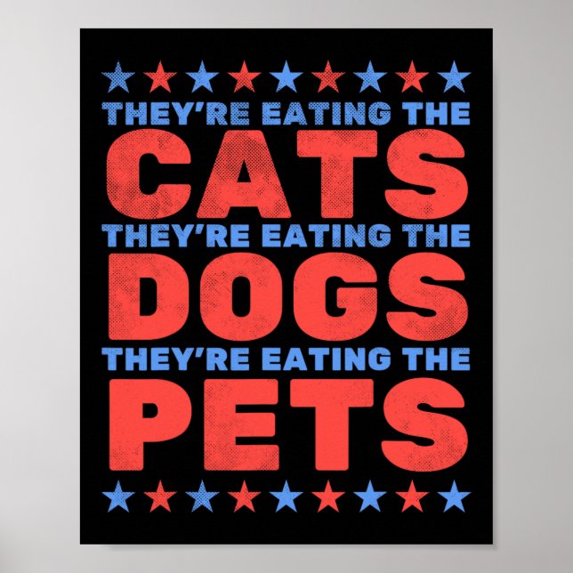 Sie essen die Hunde Poster (Vorne)