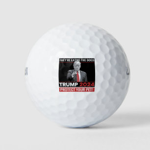 Sie essen die Hunde Trump 2024-Debatte Golfball