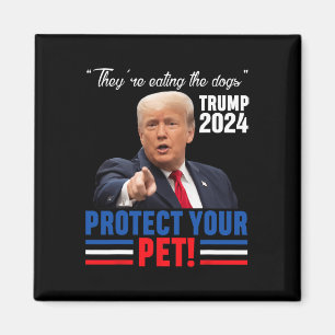 Sie essen die Hunde Trump 2024 Debatte Schützen  Magnet