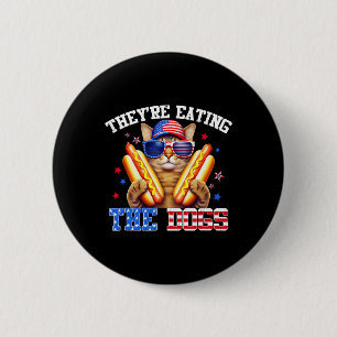 Sie essen die Hunde und Katzen Kamala Trump Deba Button