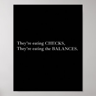 Sie essen die Karos, die sie essen den Balan Poster