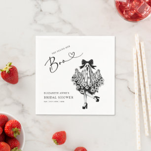 Sie fand ihr Boo Ghost-Brautparty Serviette