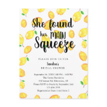Sie fand ihr Brautparty "Main Squeeze Lemon"