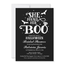 Sie fand ihr Brautparty zu Halloween