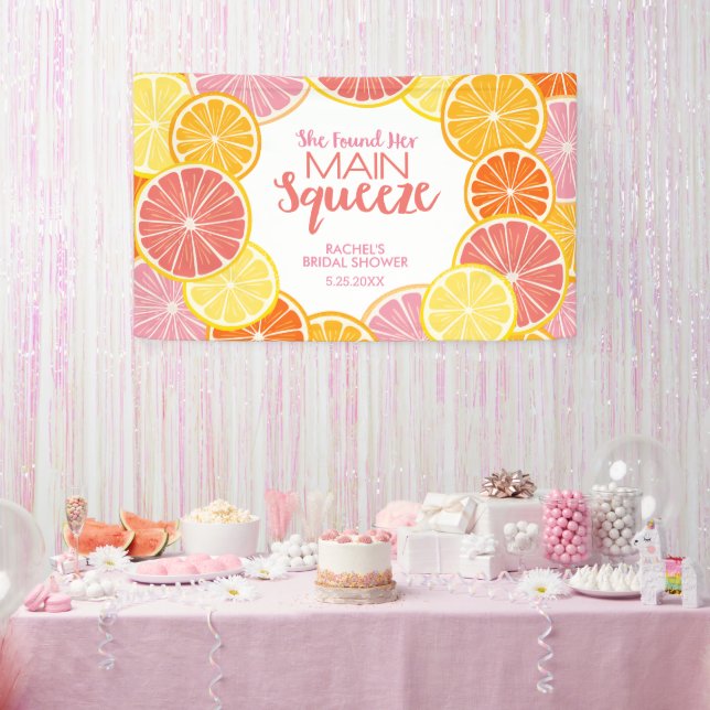 Sie fand ihr Haupt-Squeeze-Brautparty Banner (Party)